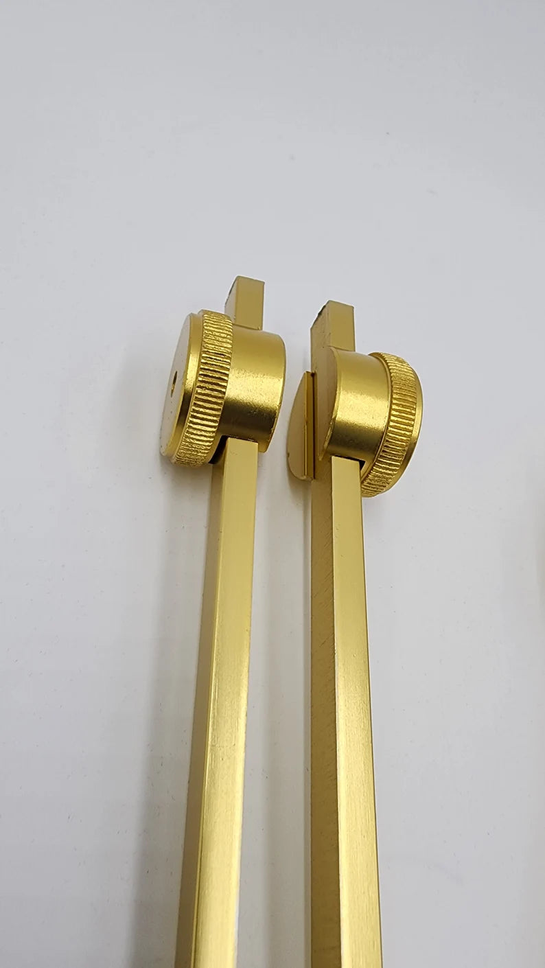 Weighted Tuning Fork Gold Color Set for Sinus Infection Relief - Harmonize Your Well-Being with Serene Sound Therapy - Thecosmicaccess