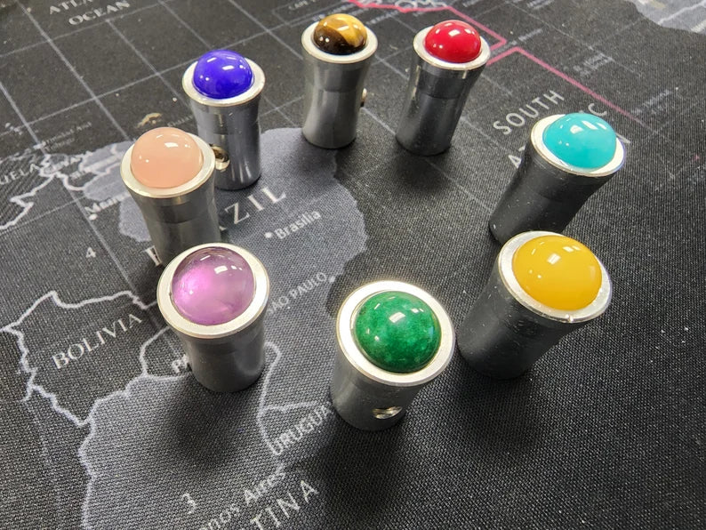 Sacred Energy Flow: Silver Set of 8 Chakra Extensions for Balancing and Alignment - Thecosmicaccess