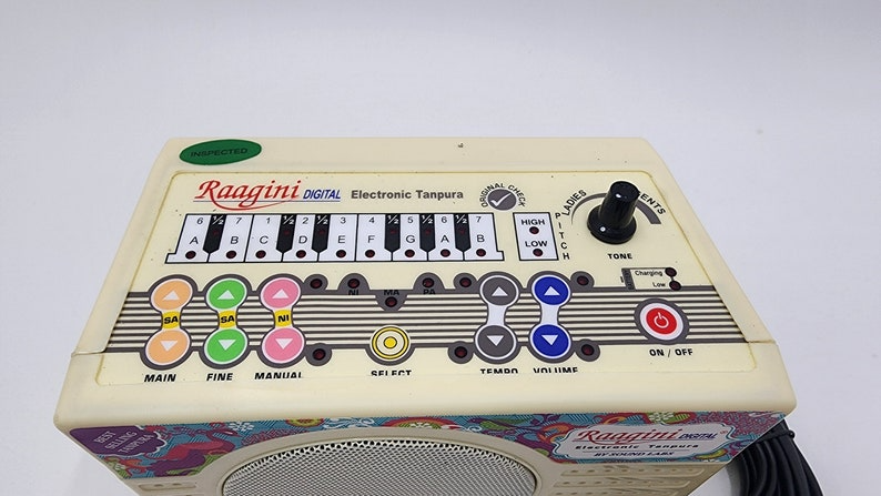 Ragini Electronic Digital Tanpura with US Plug Adaptor for Musical Exploration - Immerse Yourself in Melodic Bliss - Thecosmicaccess