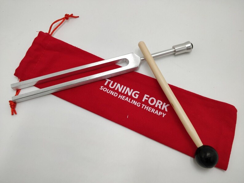 Yantra Planetary Tuning Fork Chiron 172.86Hz Frequency with Gem Feet