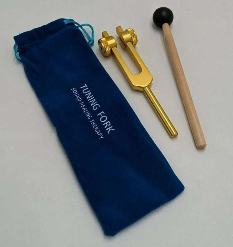 Weighted Gold 528 Hz FA part of Solfeggio Tuning Fork Healing Sound Therapy - Thecosmicaccess