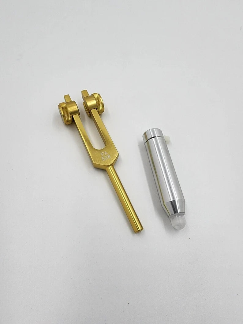 Weighted Gold 528 Hz FA part of Solfeggio Tuning Fork Healing Sound Therapy - Thecosmicaccess