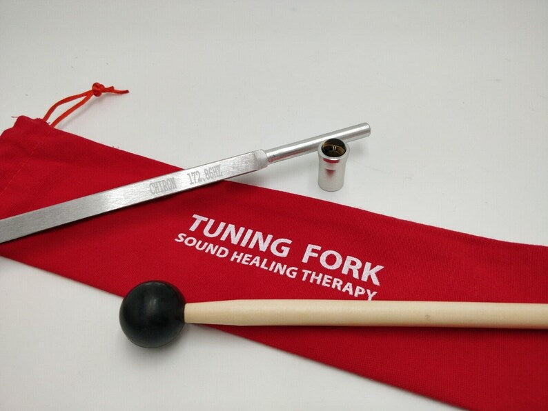 Yantra Planetary Tuning Fork Chiron 172.86Hz Frequency with Gem Feet