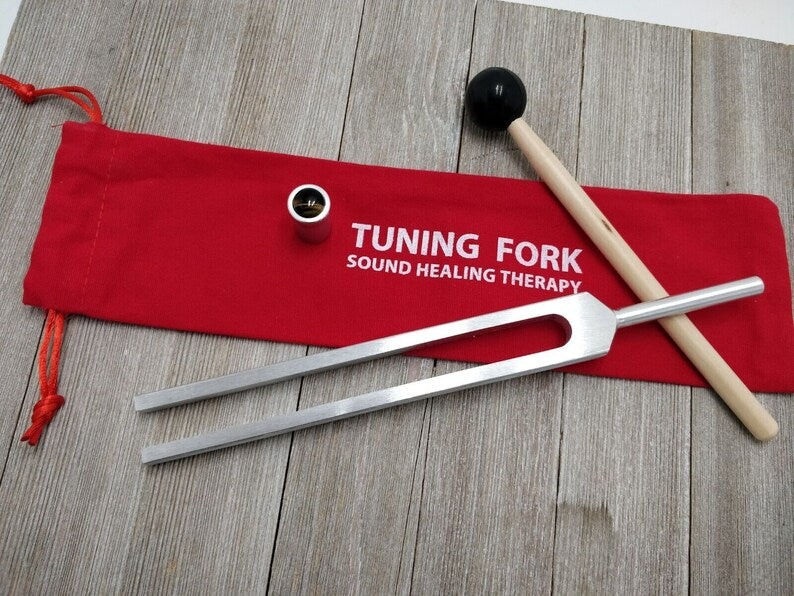 Yantra Planetary Tuning Fork Chiron 172.86Hz Frequency with Gem Feet