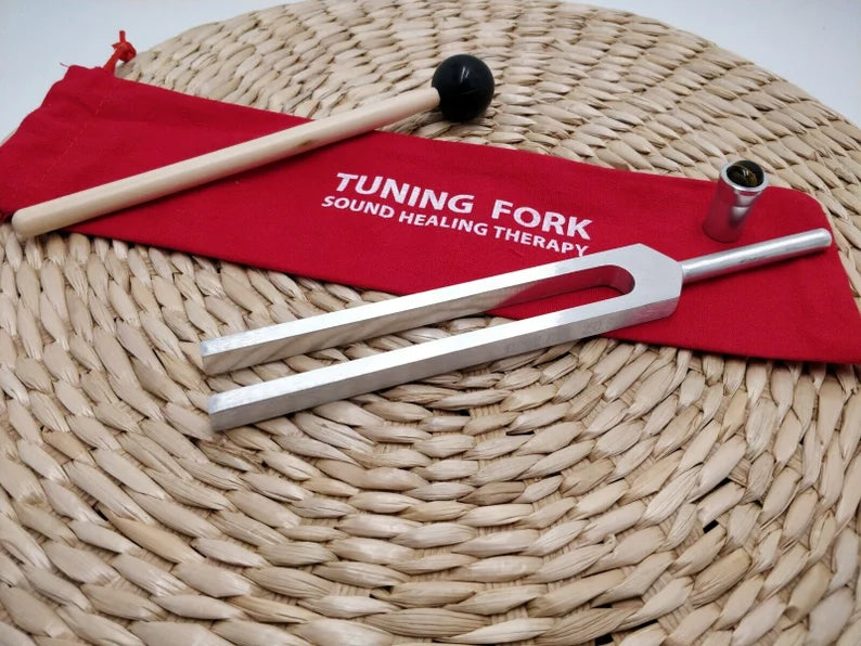 Yantra Planetary Tuning Fork Master Fork 250.56Hz Frequency with Gem Feet