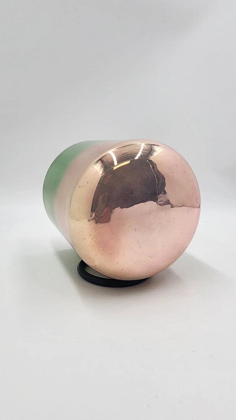 Platinum 6" F# Chakra Alchemy Crystal Singing Bowl - High Heart & Sacral Alignment with Utah Hot Springs and Ocean Gold Energies