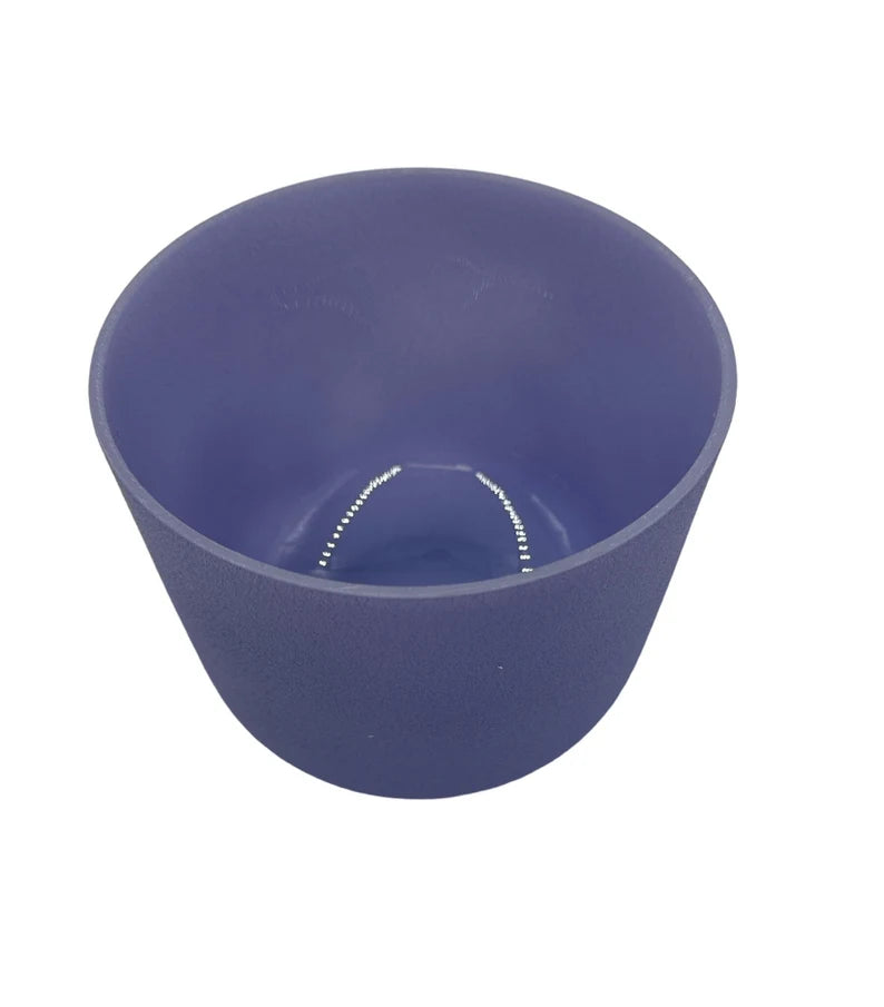 Perfect Pitch 11 Inch D Note purple Crystal Singing Bowl includes Mallet, O ring and Secured CASE for 11" and 8" bowl