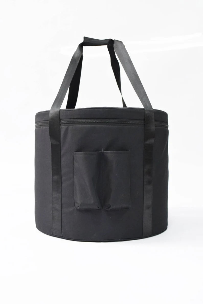 Protect Your Precious 16 inch Crystal Singing Bowl with Our Heavy Thick Padded Case in Stylish Black