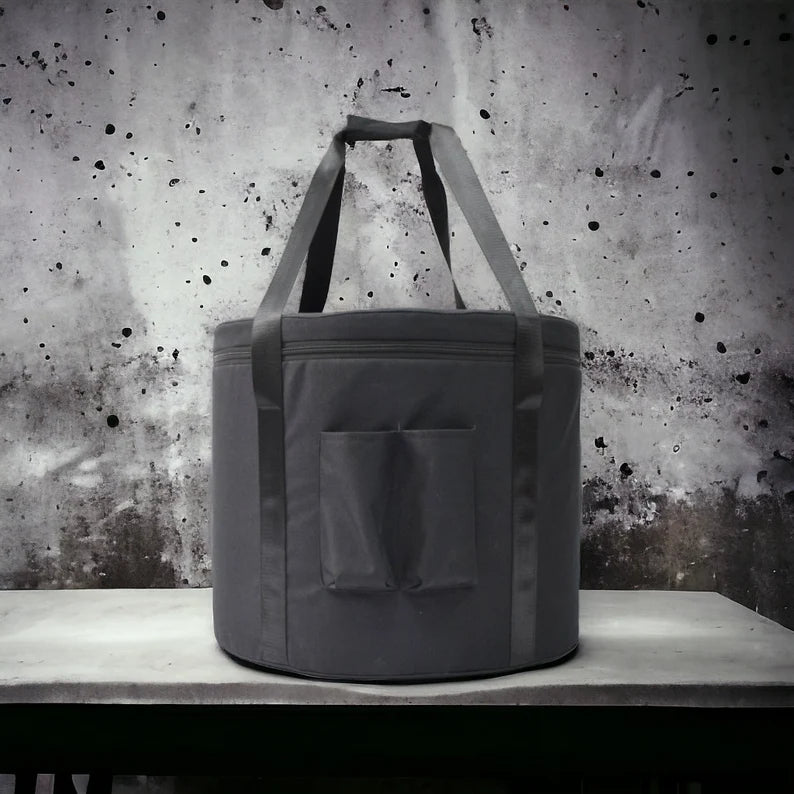 Protect Your Precious 16 inch Crystal Singing Bowl with Our Heavy Thick Padded Case in Stylish Black