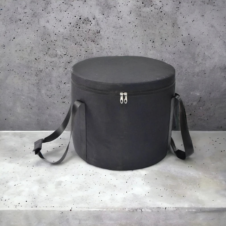 Protect Your Precious 16 inch Crystal Singing Bowl with Our Heavy Thick Padded Case in Stylish Black