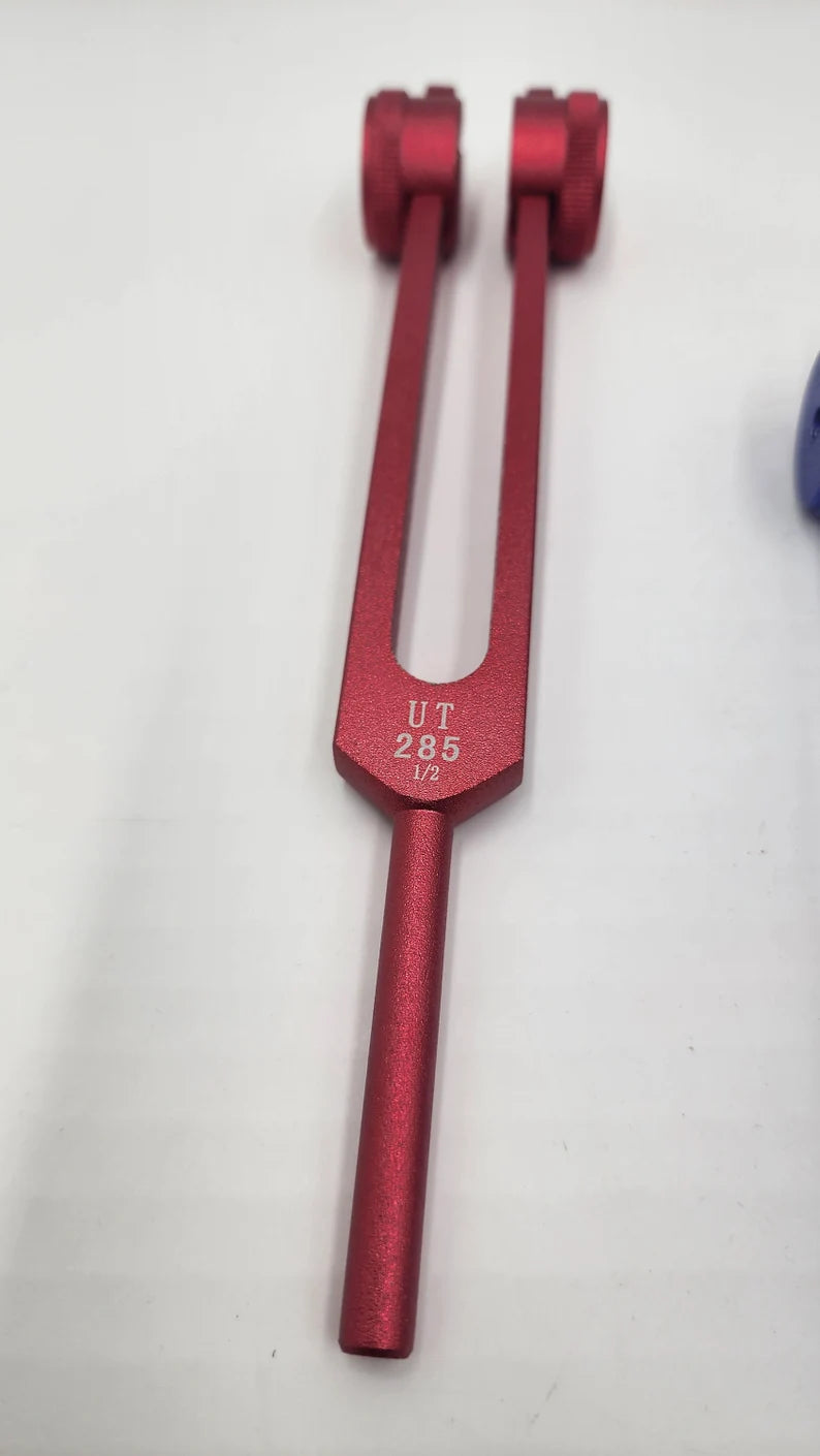 Sacred Solfeggio Tuning Forks - Set of 3 Missing Notes with Individual Bags and Strikers