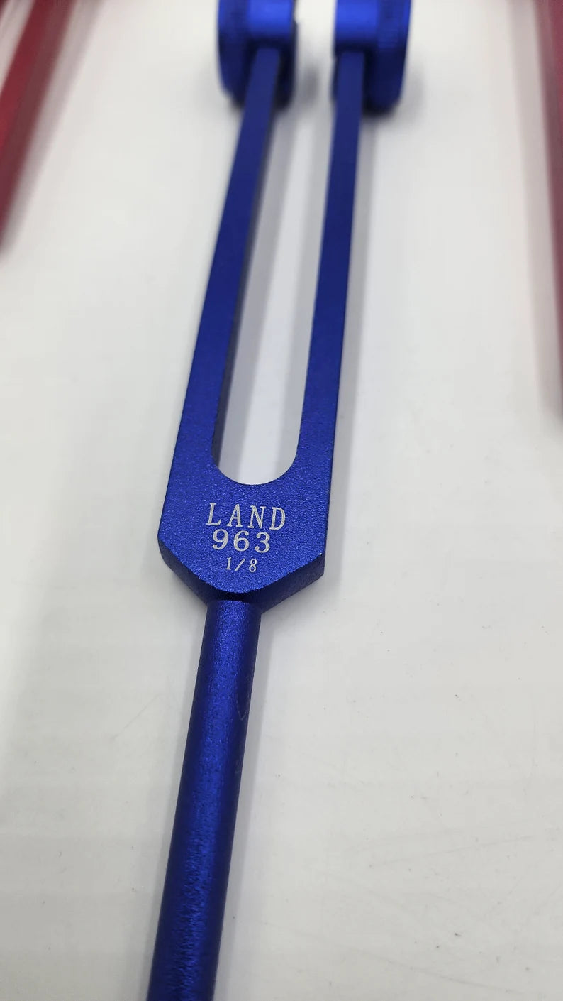 Sacred Solfeggio Tuning Forks - Set of 3 Missing Notes with Individual Bags and Strikers