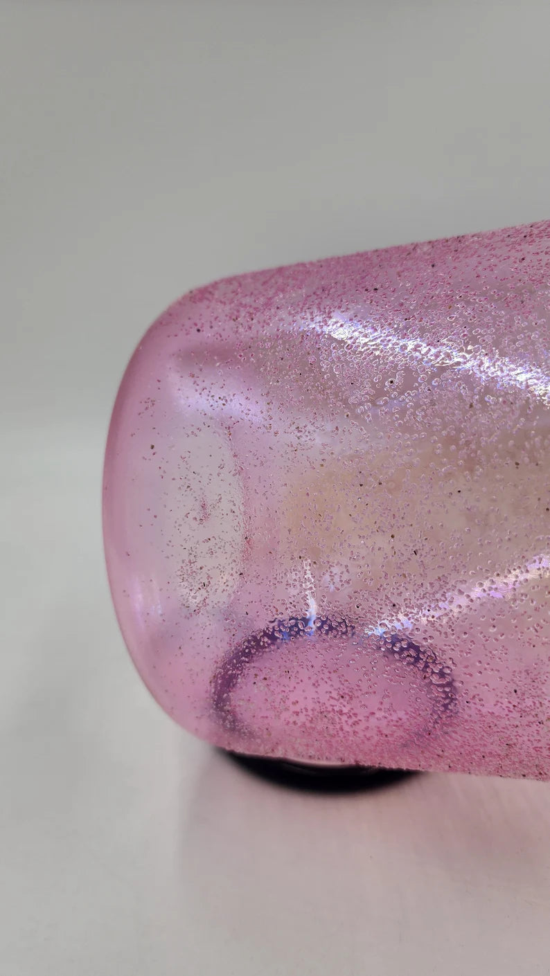 Rare Perfect Pitch 9" Tall 432Hz Pink Tourmaline C Note Root Chakra Crystal Singing Bowl Set with PADDED CASE and Striker - Thecosmicaccess