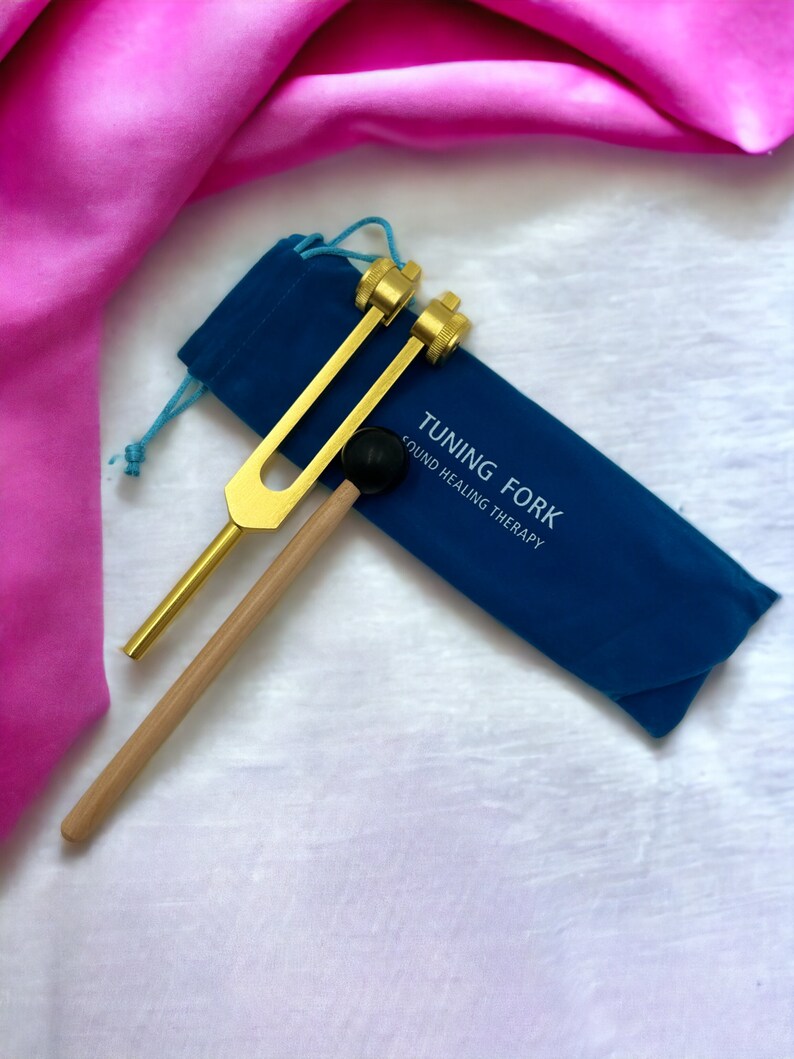 Pure Pitch Professional 256Hz Otto Tuning Fork Set with Striker and Convenient Pouch