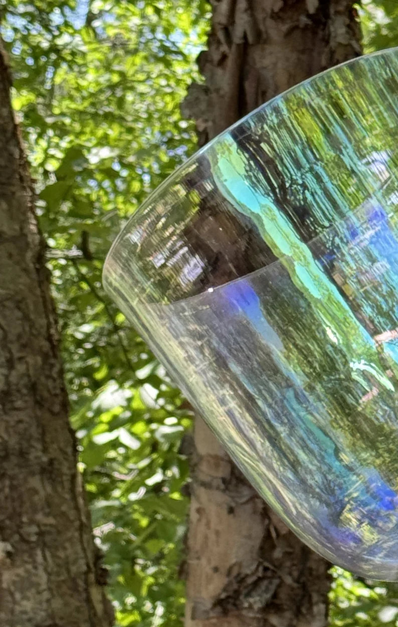 Grandfather 9" B 432Hz Note Serenity Immerse Yourself in the Tranquility of Our 2nd Octave Crystal Clear Singing Handle Bowl with Travel Case & Striker