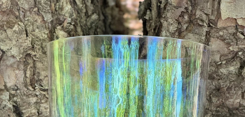 Grandfather 9" B 432Hz Note Serenity Immerse Yourself in the Tranquility of Our 2nd Octave Crystal Clear Singing Handle Bowl with Travel Case & Striker