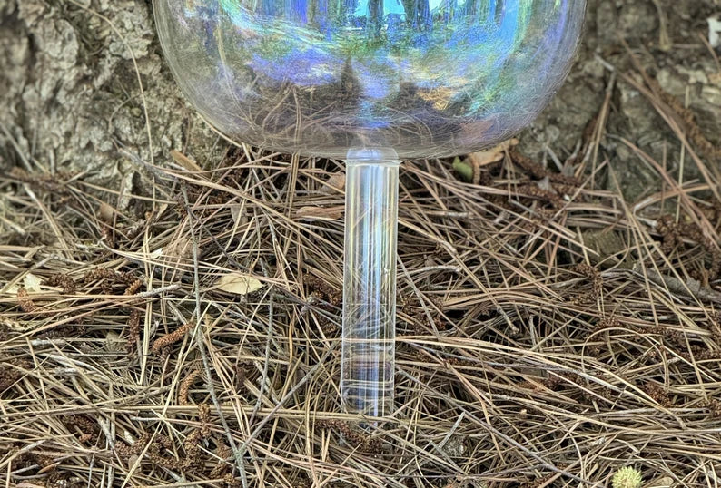 Grandfather 9" B 432Hz Note Serenity Immerse Yourself in the Tranquility of Our 2nd Octave Crystal Clear Singing Handle Bowl with Travel Case & Striker