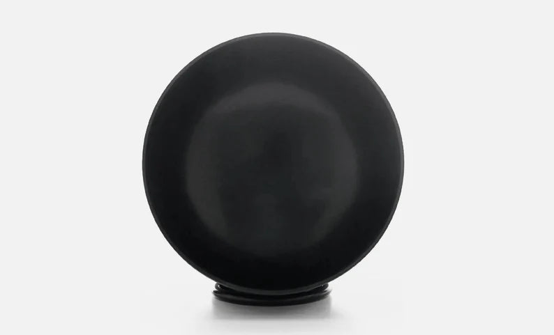 432Hz Crystal Singing Bowl Double Black C Note Root Chakra with Padded Secure Case, Striker and Oring