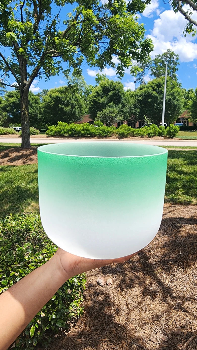 Rainbow Resonance: Crystal Bowl Set - F# and A# Series with Padded Case, Striker, and O-Ring