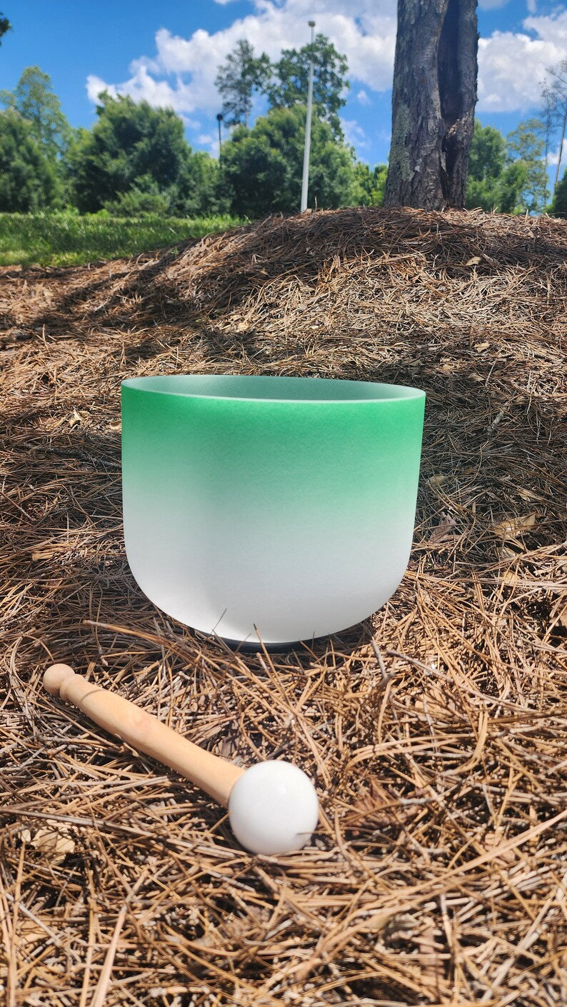 Rainbow Resonance: Crystal Bowl Set - F# and A# Series with Padded Case, Striker, and O-Ring