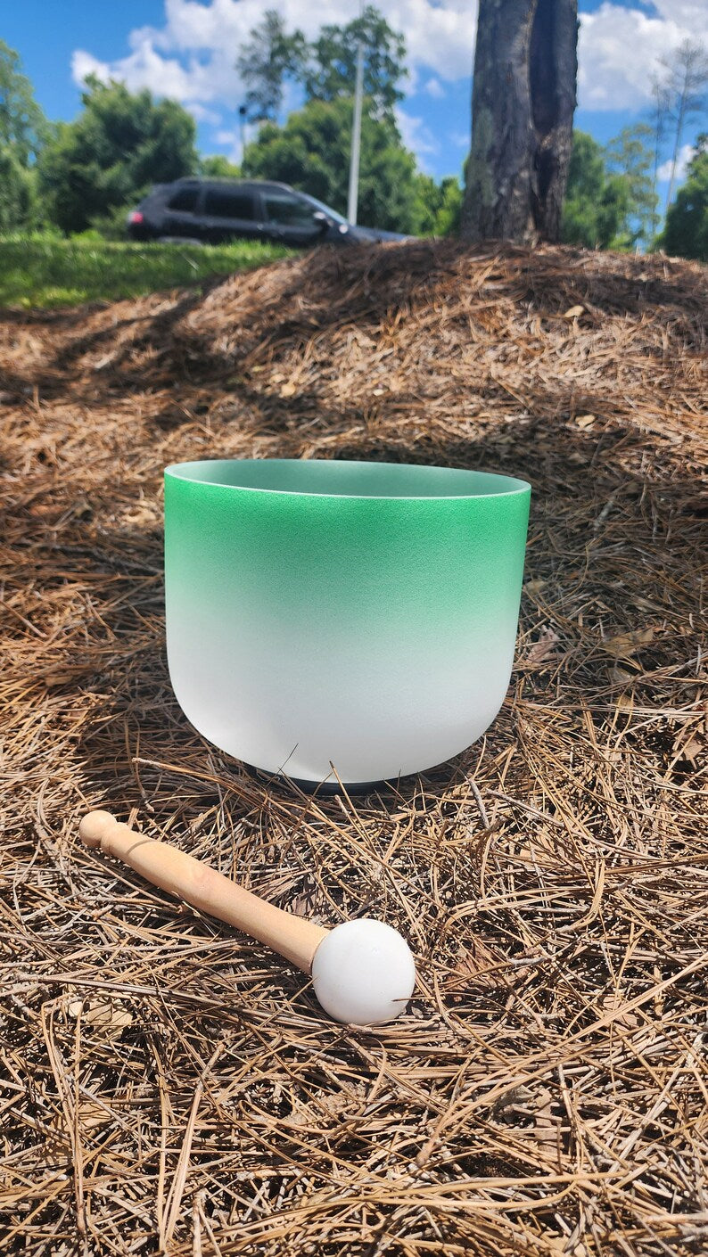 Rainbow Resonance: Crystal Bowl Set - F# and A# Series with Padded Case, Striker, and O-Ring