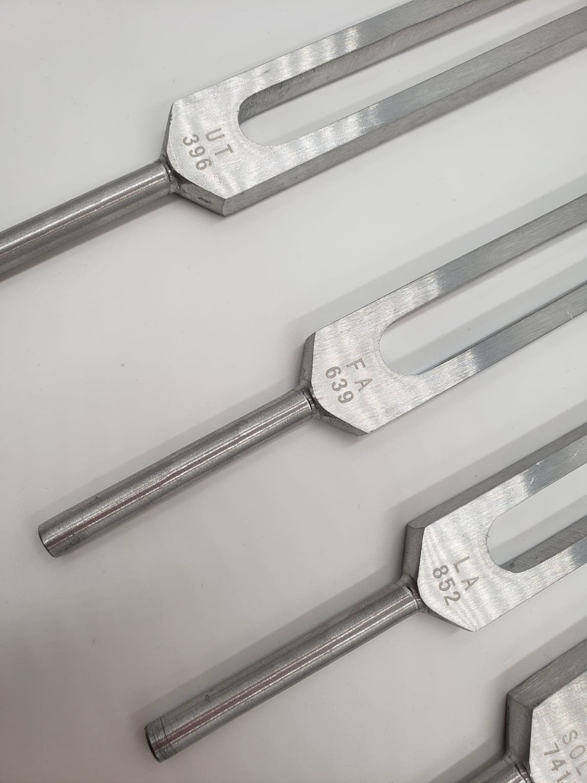 9 Solfeggio Tuning Forks Chants WITH Rubber Balls DNA Repair Sound Healing for Sound Energy Field with Mallet and Attractive Velvet Pouch - Thecosmicaccess