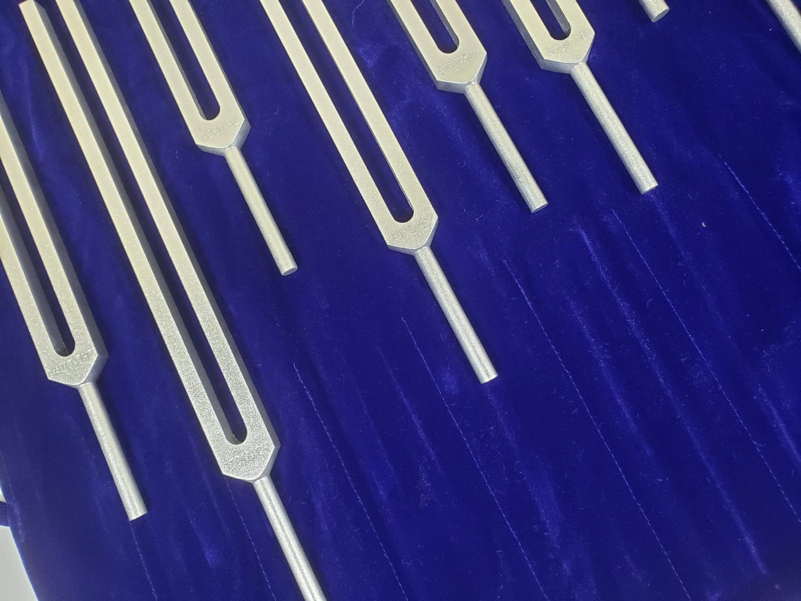 Human Organ Unweighted Silver Tuning Fork Set of 15 with MALLET, Rubber Activator and Velvet Bag - Read Description - Thecosmicaccess