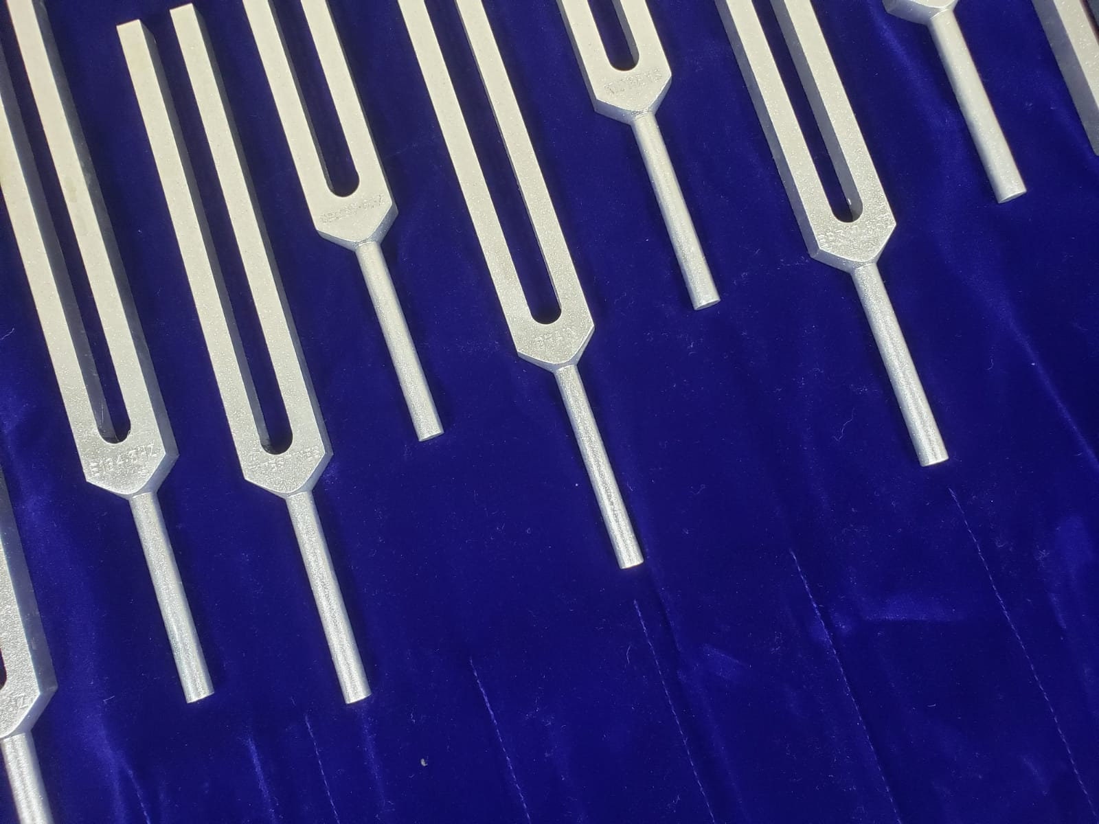 Human Organ Unweighted Silver Tuning Fork Set of 15 with MALLET, Rubber Activator and Velvet Bag - Read Description - Thecosmicaccess