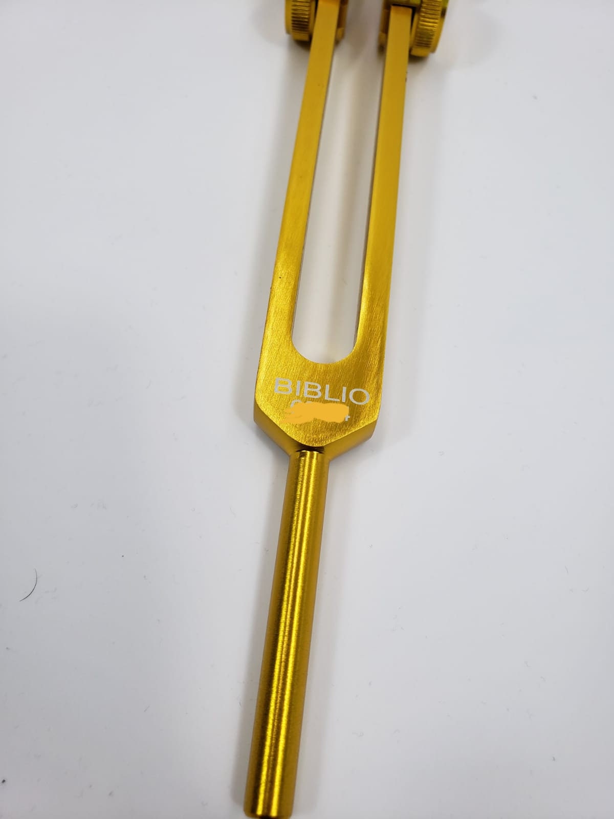 Biblio and Biofield Frequency Body Gold Color Tuning Forks with Pouch and 2 Mallets - Thecosmicaccess