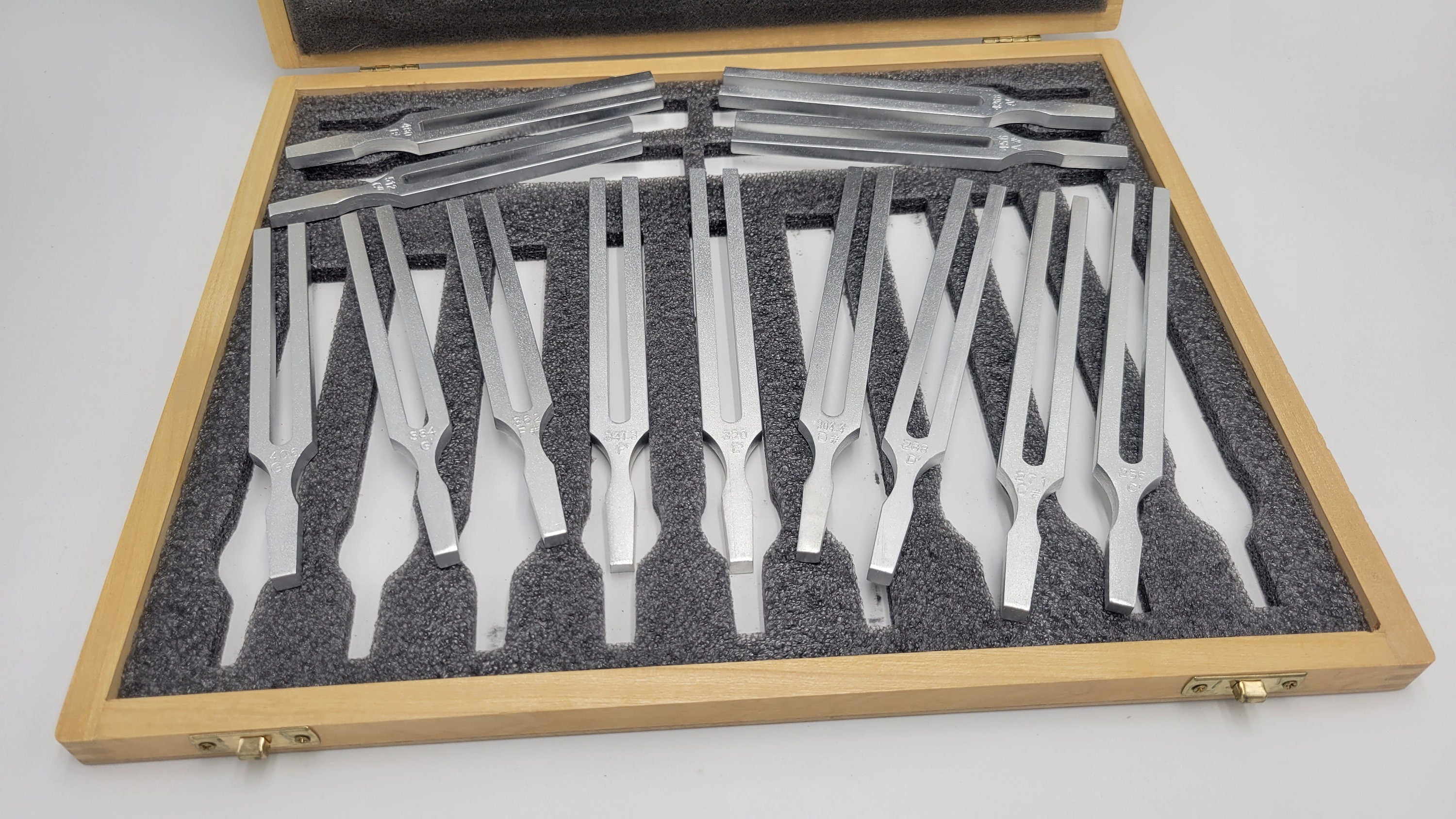 Aluminum Professional Grade Piano Tuning Fork Complete Set of 13 - Thecosmicaccess