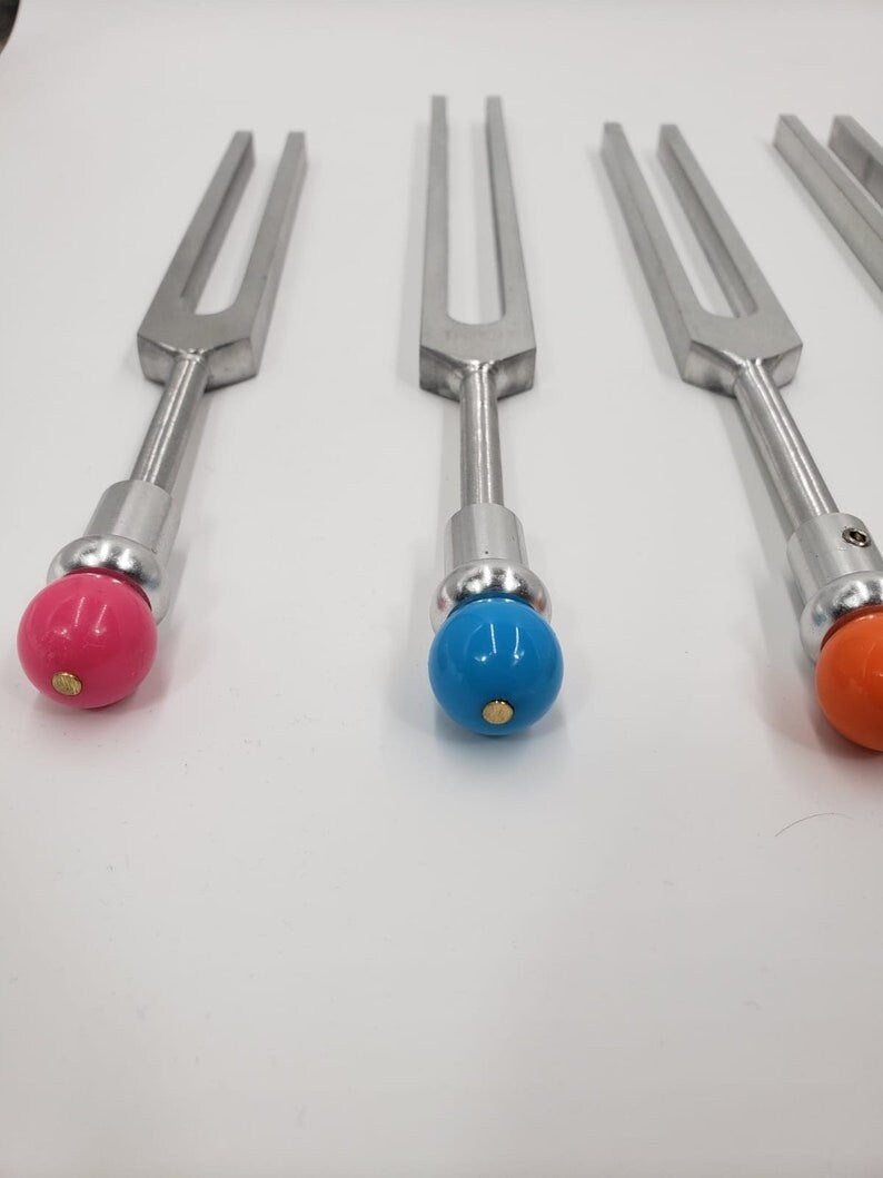8 Sound Healing Color Coded BUDDHA BEADS for Tuning Forks - Thecosmicaccess