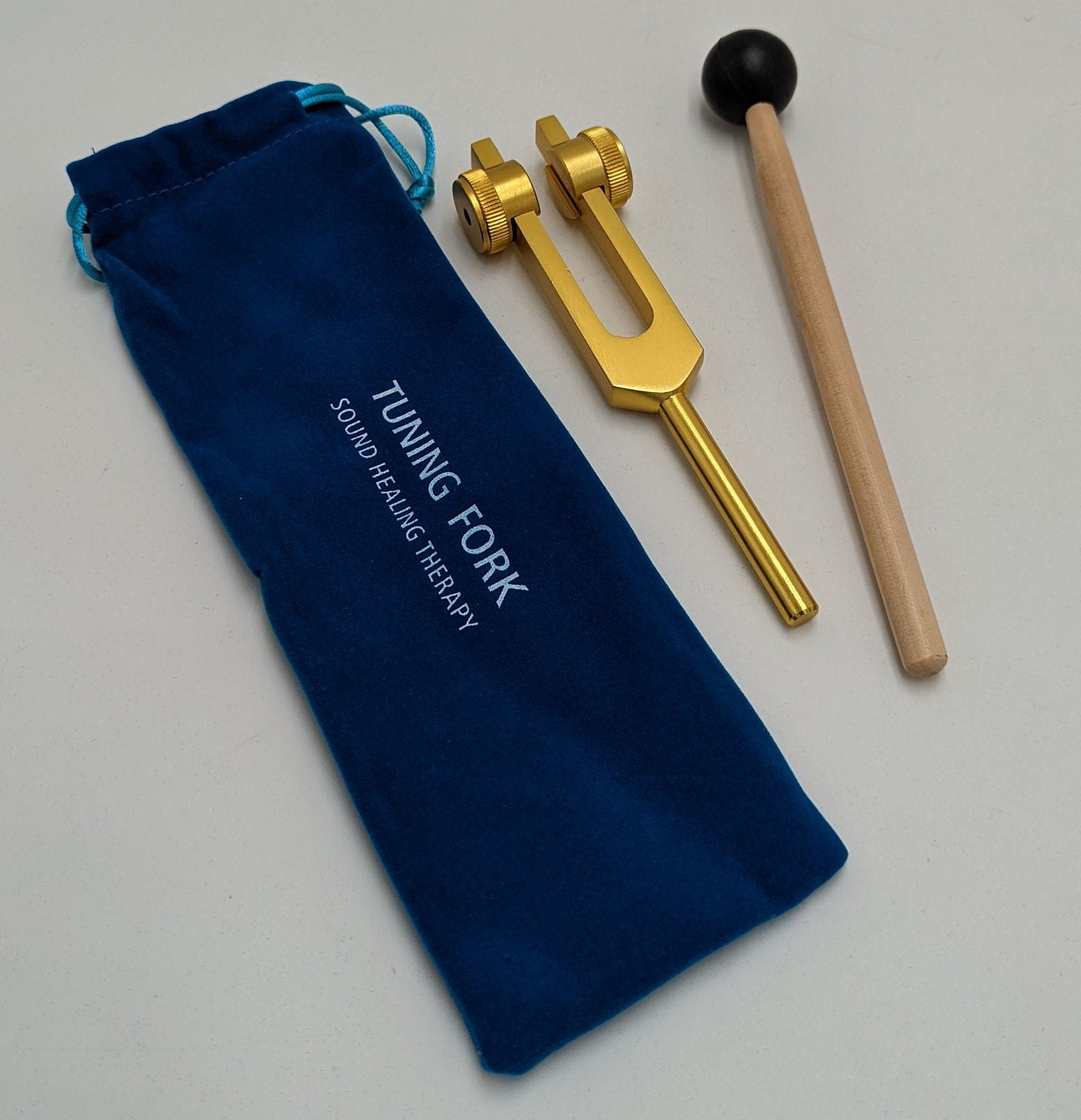 Weighted Gold 528 Hz FA part of Solfeggio Tuning Fork Healing Sound Therapy - Thecosmicaccess