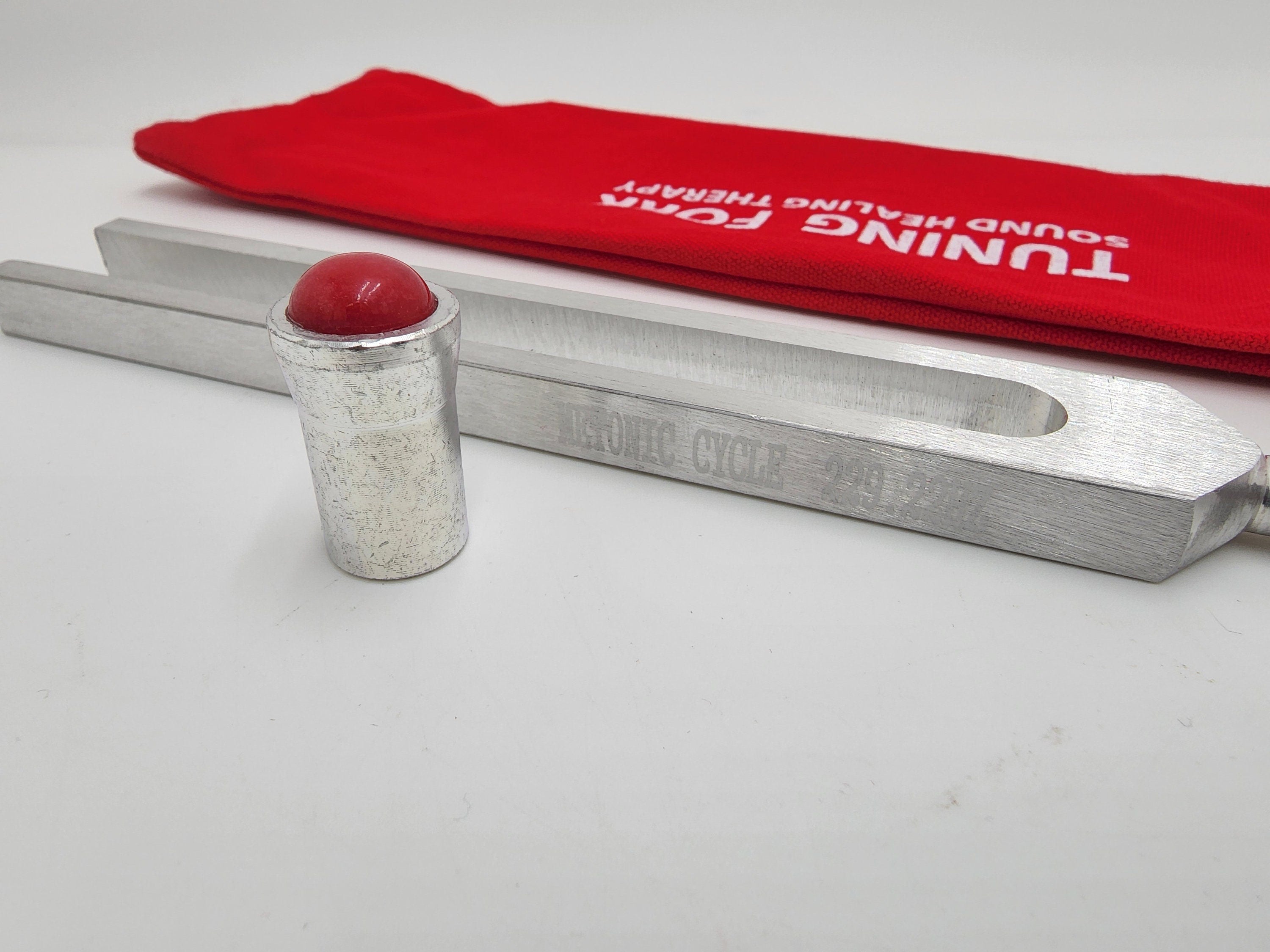 Planetary Tuning Fork Metonic Cycle 229.22Hz Frequency For Meditation Sound Healing Therapy Yoga WITH Gem Feet Bag and Striker - Thecosmicaccess