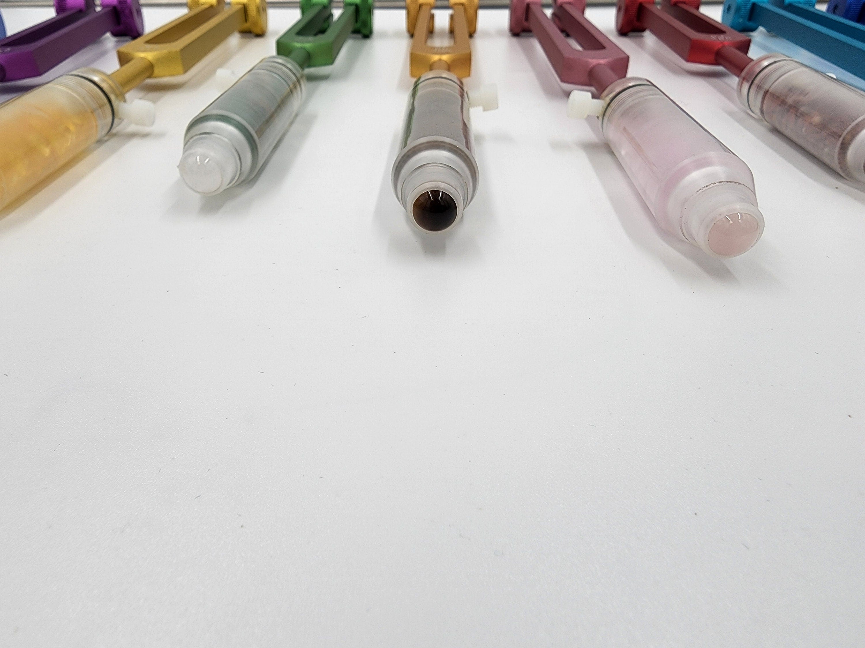 Solfeggio 9 Set Essential Oil Gem Feet Amplitudes for Acupressure, Aromatherapy - Thecosmicaccess