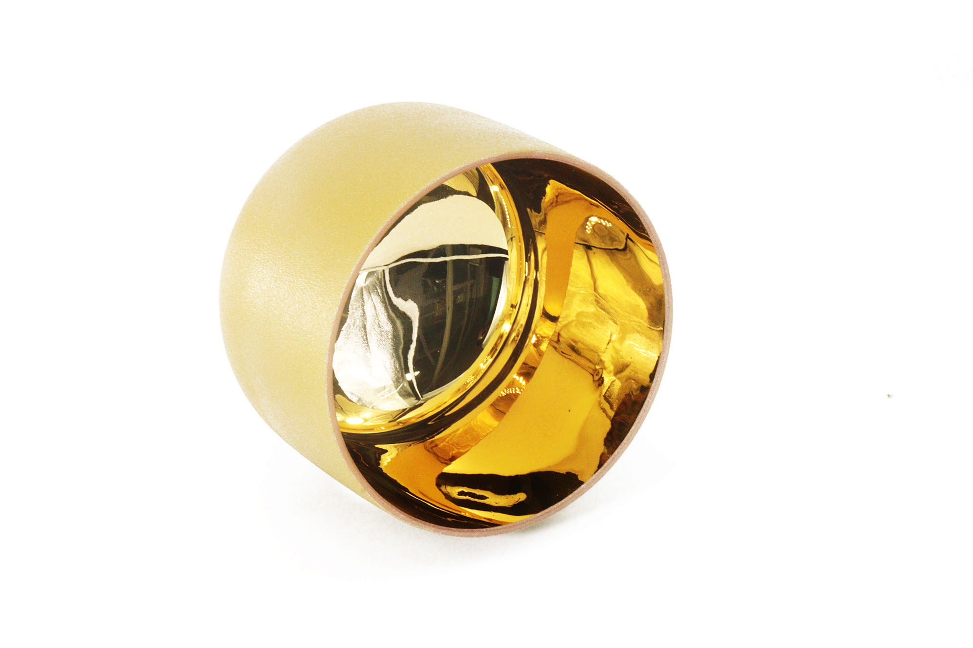 432Hz 99.99 percent GOLD Plated Chakra Crystal Singing Bowl with Padded Case, Striker and O-ring