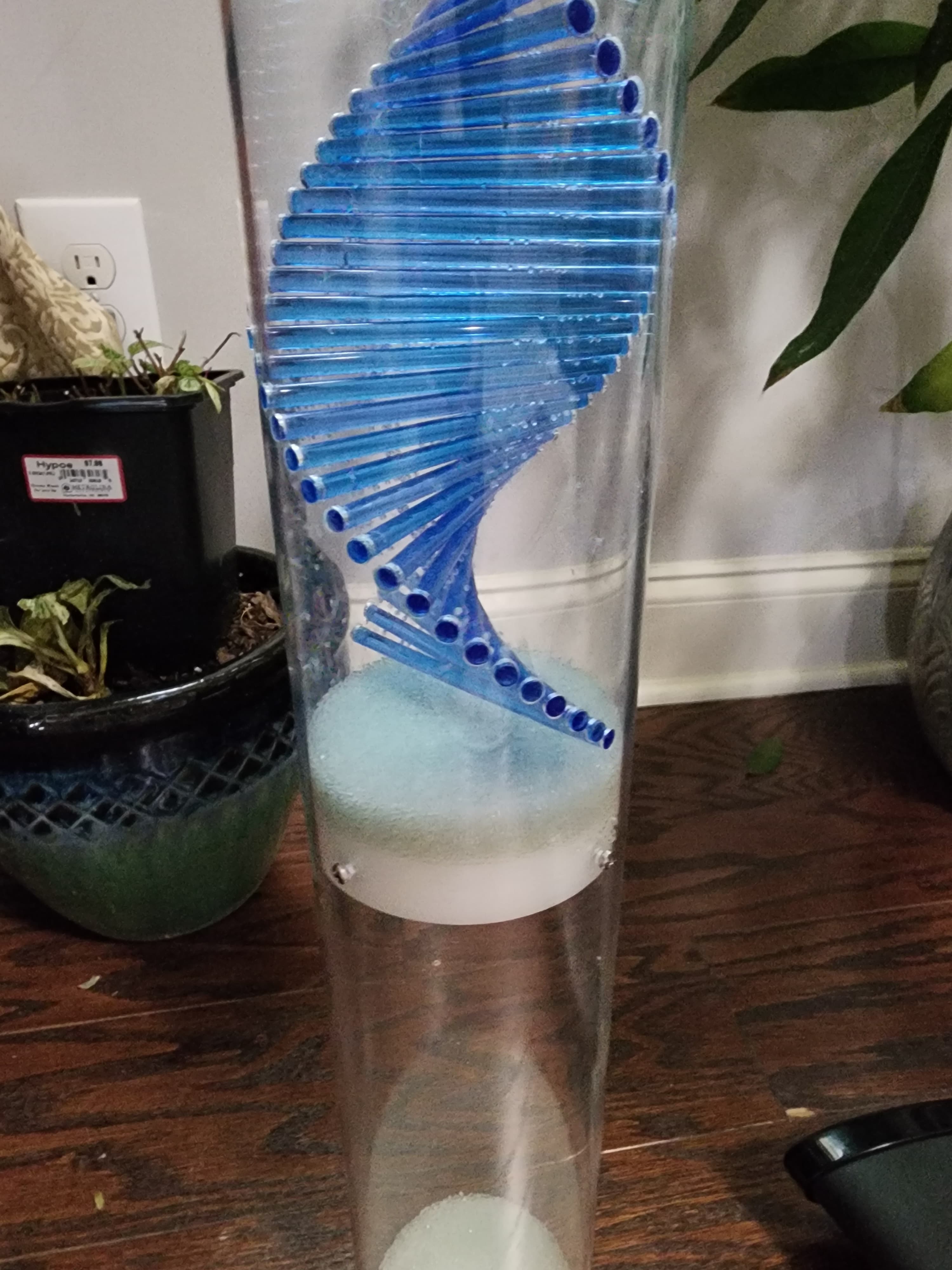 3 ft Extra Large Spiral Sounds Rainstick – Glass Microbeads – Medium Loud Sound