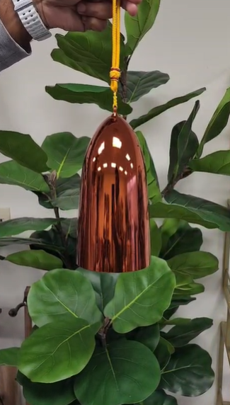 432Hz 5.5” Orange Sacral Chakra C5 Crystal Bell Yoga Meditation Clear Crystal Singing Bowl with Striker