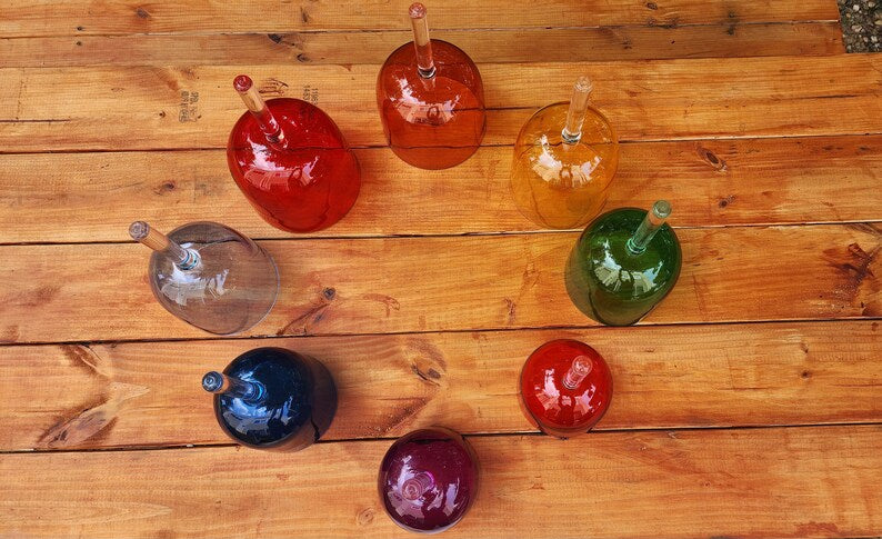 Perfect Pitch 8 Set Chakra Color Coded Crystal Singing Handle Bowls Harness the Healing Power of Sound for Balancing and Spiritual Alignment - Thecosmicaccess