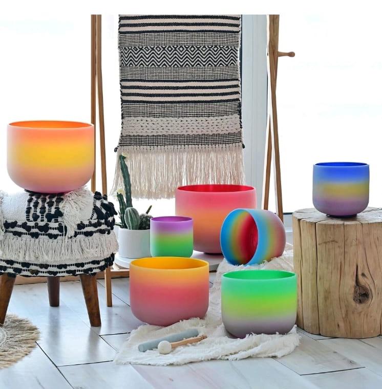 432Hz Perfect Pitch Crystal Singing Bowl Set – Deep Healing & Harmonic Resonance