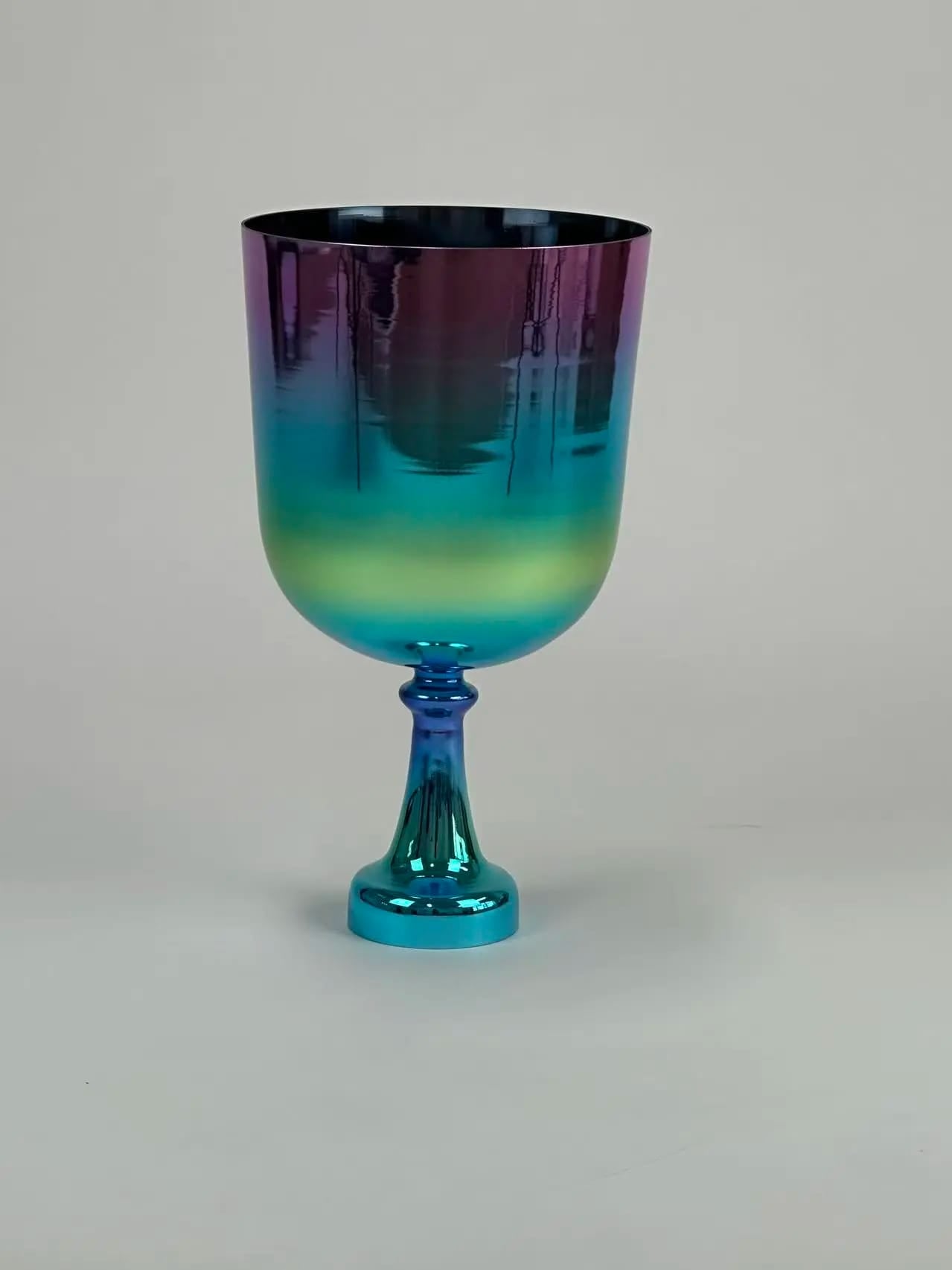 Titanium 8.7" Holy Grail Chalice with Padded Secure Case and Striker