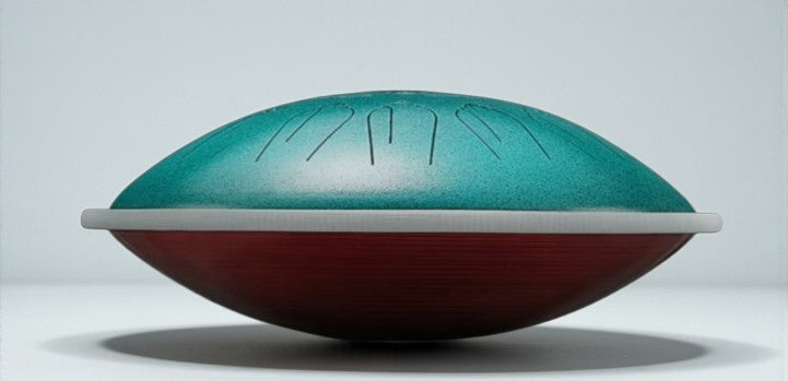 14-Inch Tongue Drum with 15 Notes – Premium Microalloy Steel & Fine Wooden Craft, EQ Healing