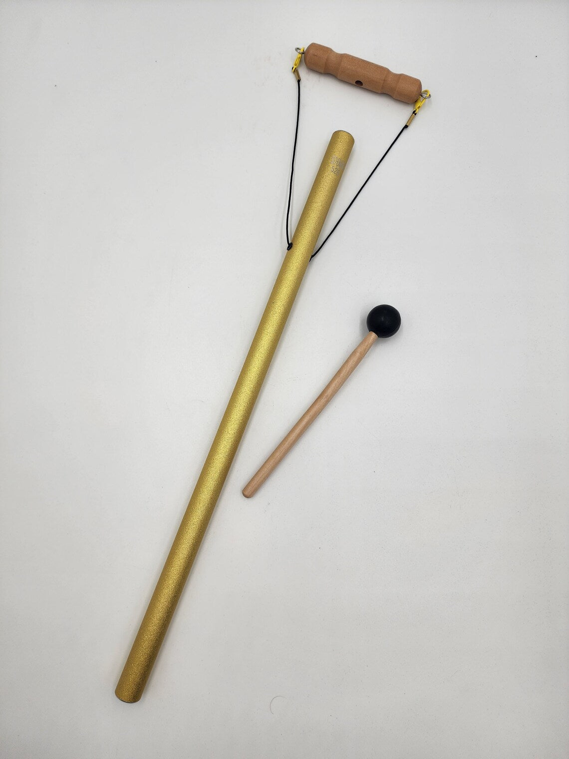 Golden Harmony: 528 Hz Tuning Pipe in Radiant Gold for Healing and Meditation - Thecosmicaccess