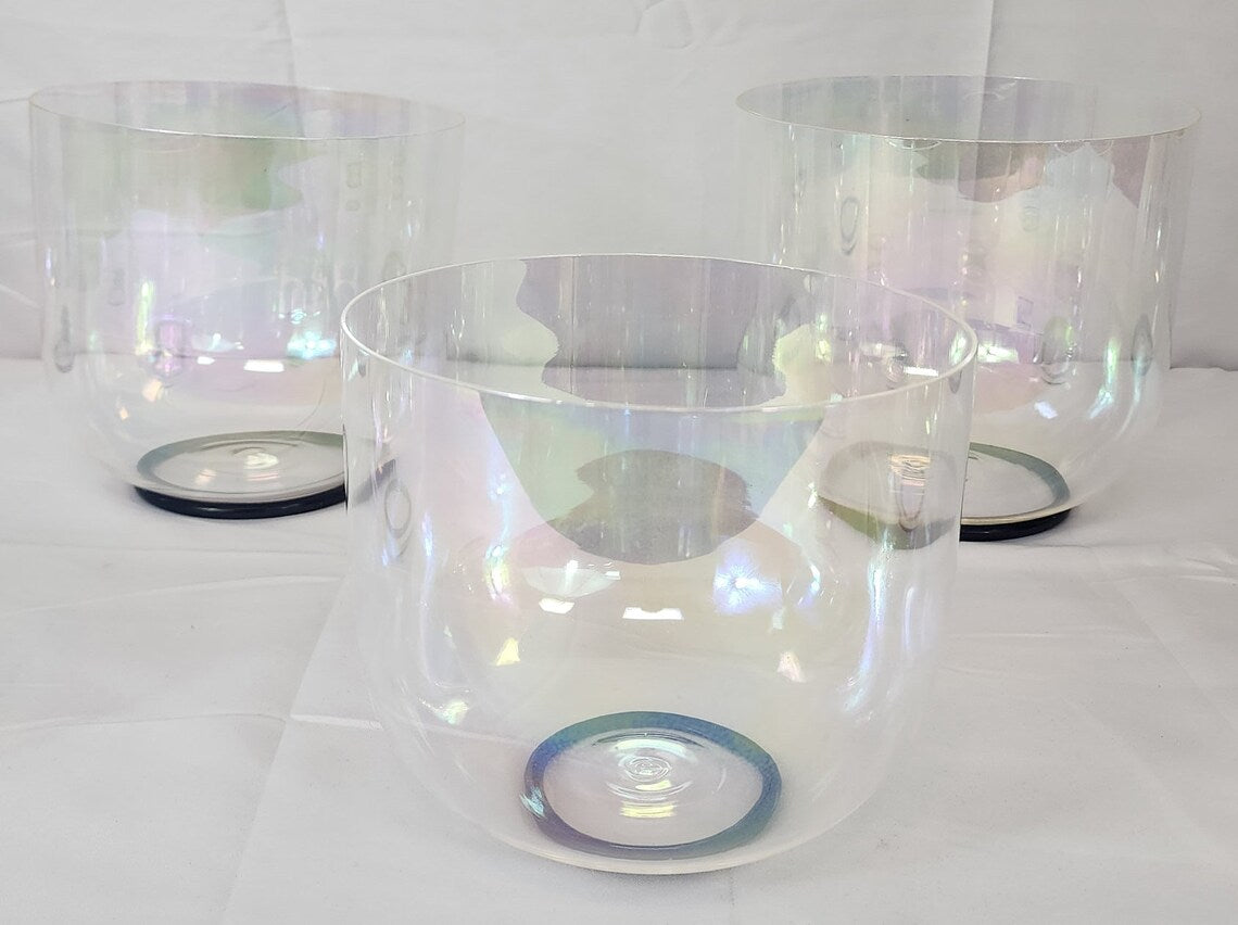 Harmonize Your Soul with the 3pc or 4pc Partial Set Cosmic Clear Singing Bowl Set - A Transformative Journey of Sound and Vibration