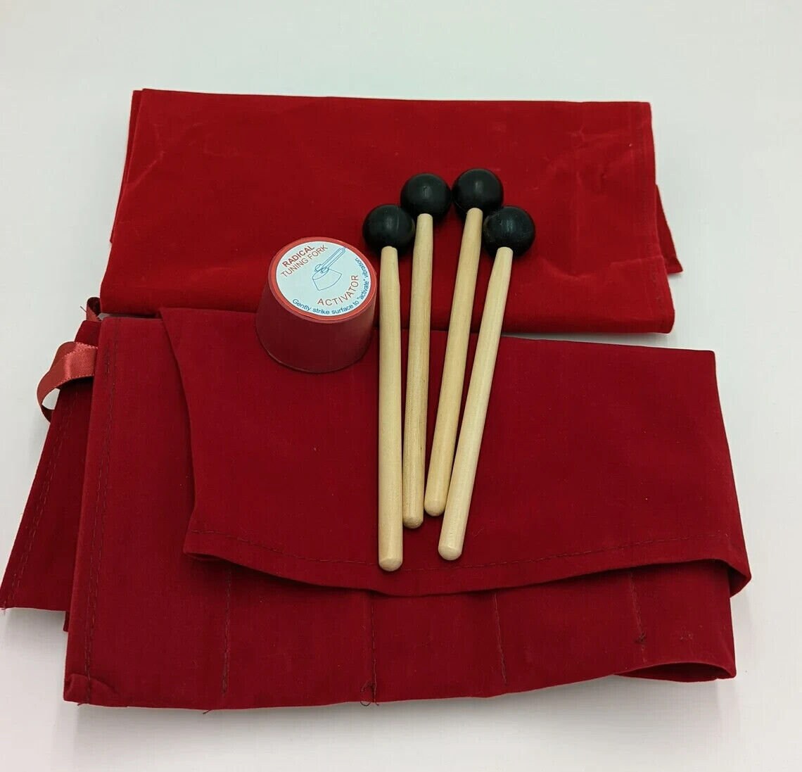 9 Solfeggio and 9 Chakra Gold Weighted Tuning Fork Set Tuned .25Hz SOUND HEALING - Thecosmicaccess