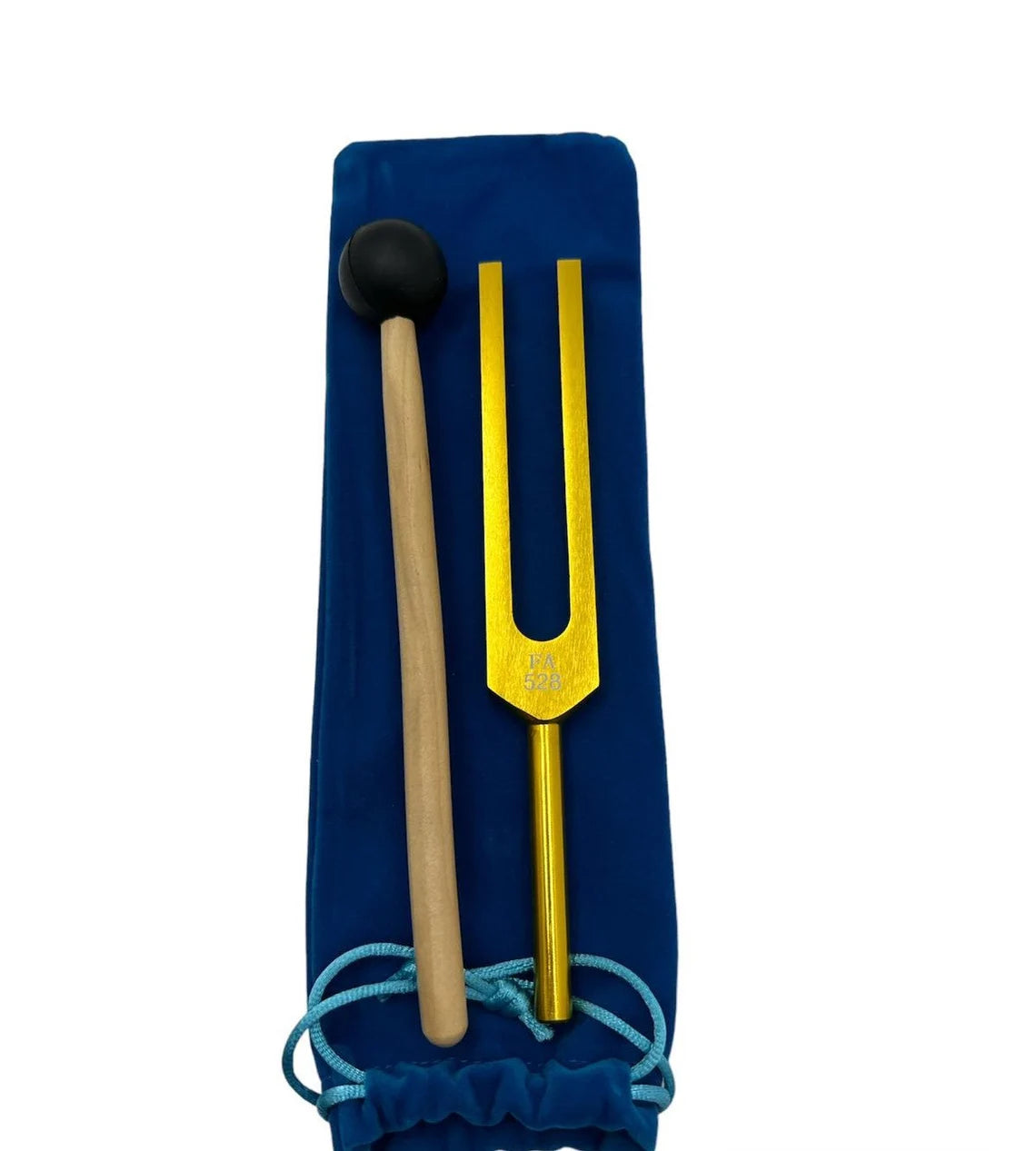 Solfeggio Frequency 528Hz Tuning Fork Set for Healing and Meditation - Complete with Striker and Bag - Thecosmicaccess