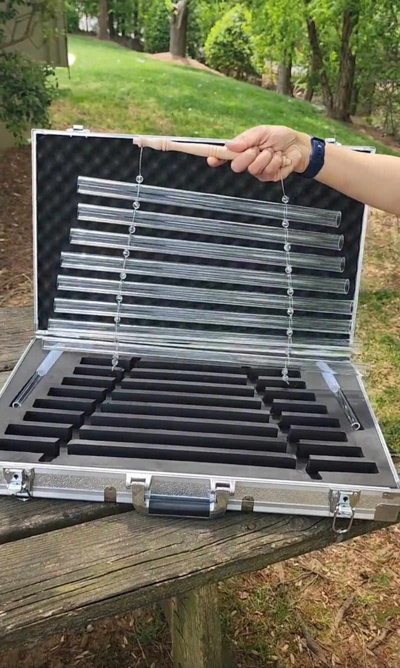 Harmonic Bliss Package Crystal Singing Harp with Full Tonal Spectrum and Accessories - Thecosmicaccess