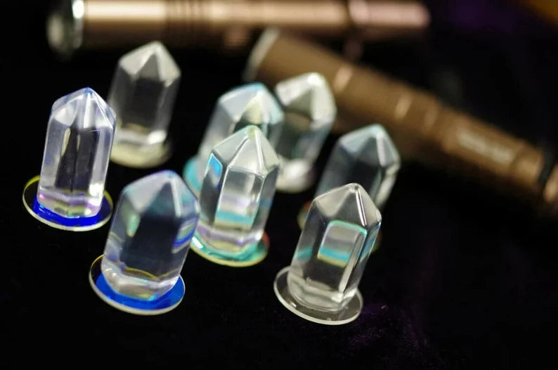 Yantra Chromatic Radionic Crystal Light Color Healing Torch for Chakra Balance and Alignment with 8 Color Chakra Heads and a Secured Case - Thecosmicaccess