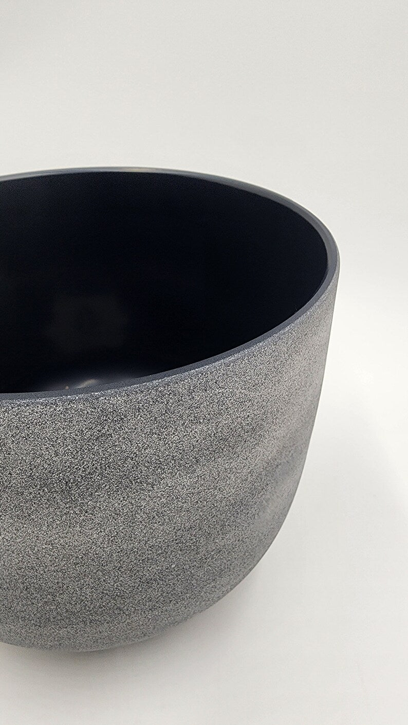 Sonic Serenity: 8" A Note Perfect Pitch Indigo Crystal Singing Bowl with Protective Case - Elevate Your Mind, Body, and Spirit - Thecosmicaccess