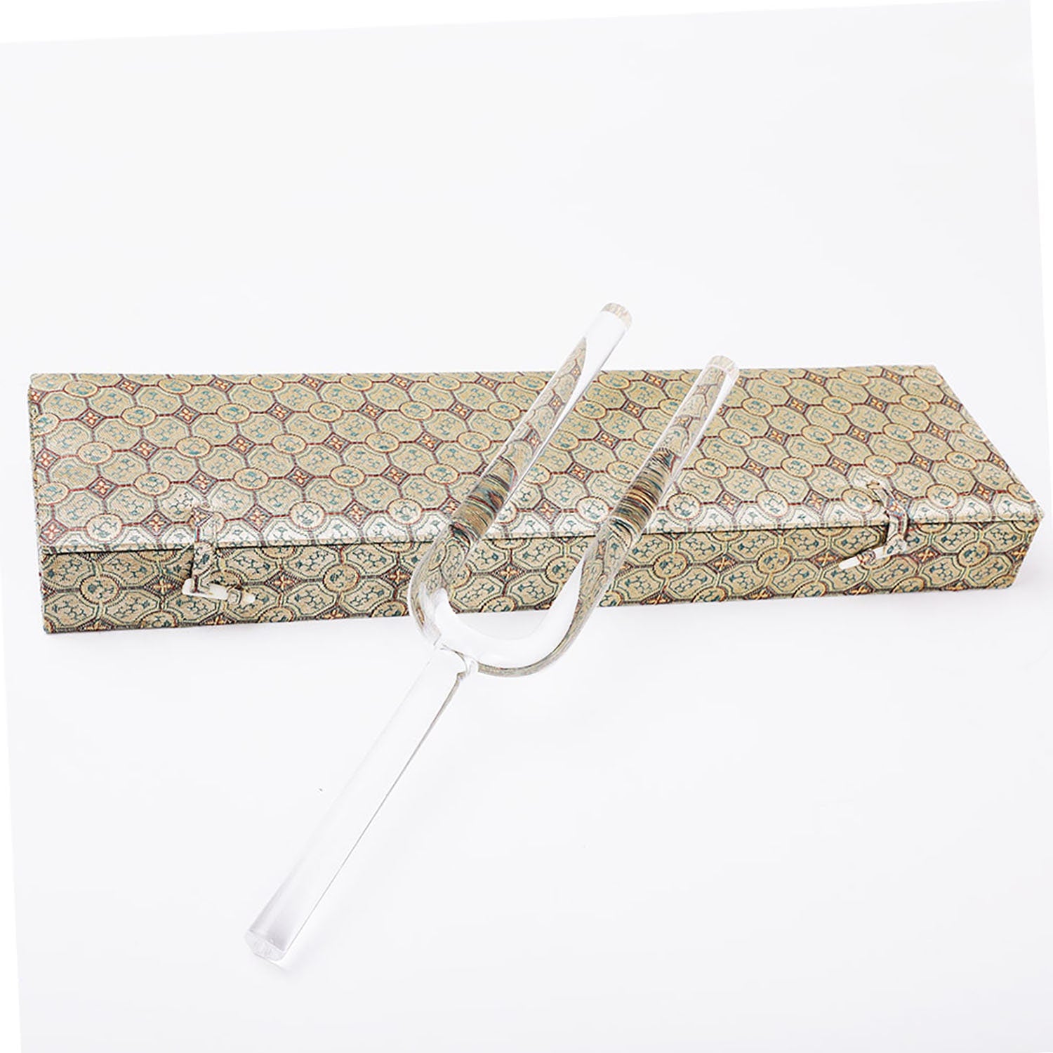 16mm F Note Crystal Tuning Fork with Padded Secure Case and Striker - Thecosmicaccess